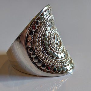 Anna Beck Sterling Silver Saddle Ring